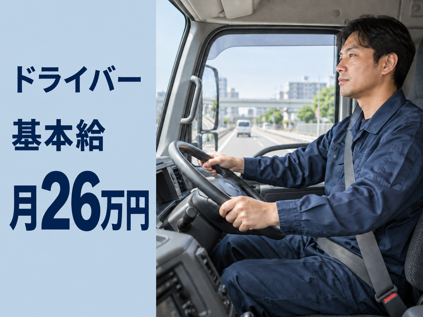 【寮あり🏠】自動車運送業のドライバー🚛