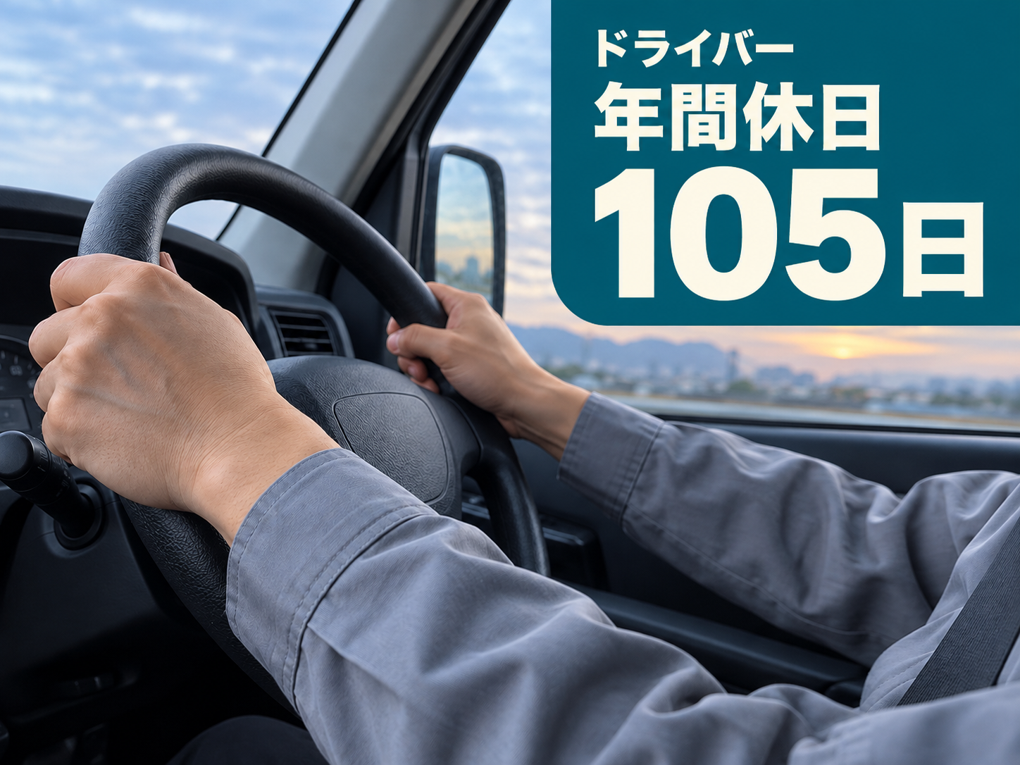 トラックでコンビニに配送する🚚