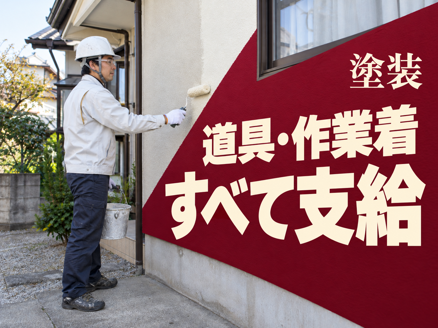 【寮あり🏠】改修メインの戸建て・新築塗装を担う🖌