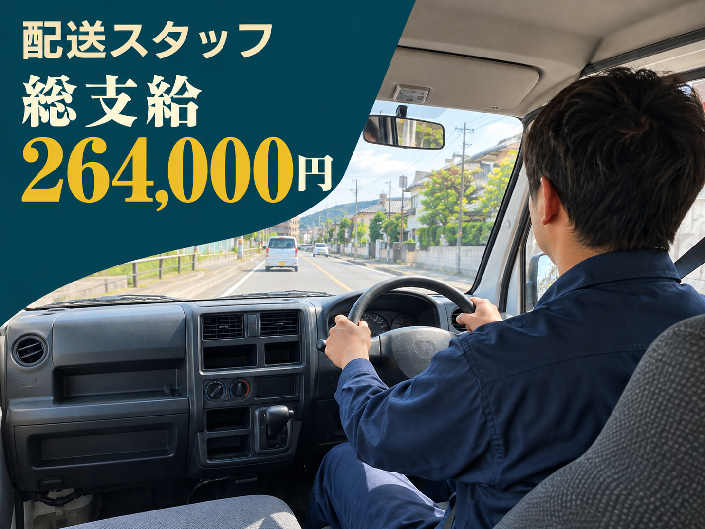 荷物を届ける配送の仕事🚚