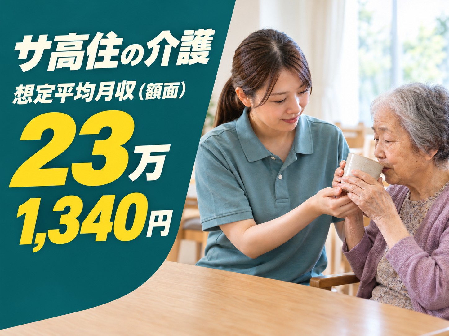 【未経験OK🔰】サ高住での高齢者介護サポートの仕事💪