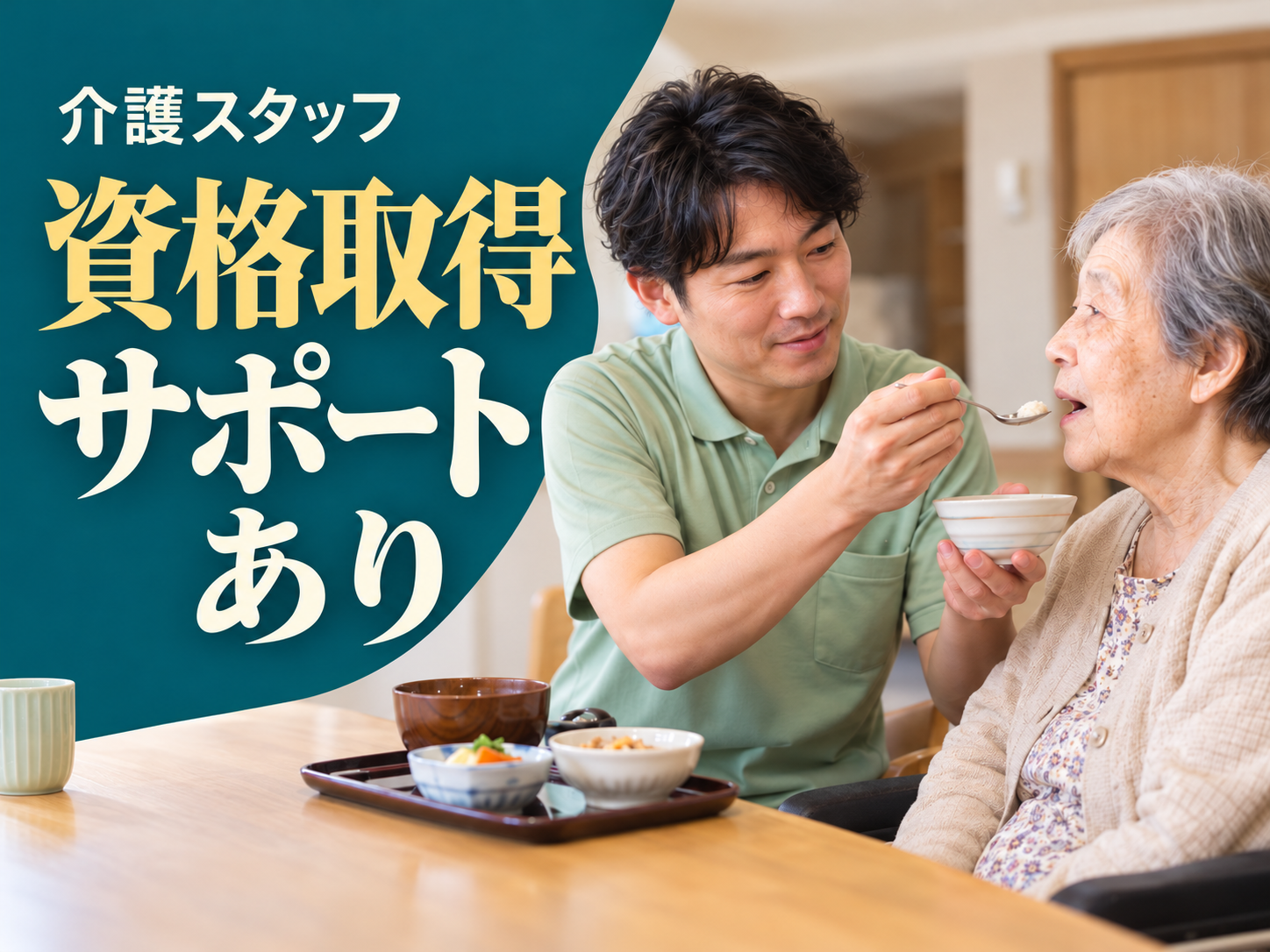 介護スタッフとして利用者の生活を支える！
